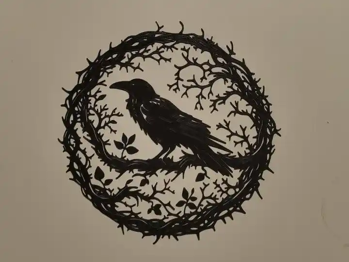 Raven wall art