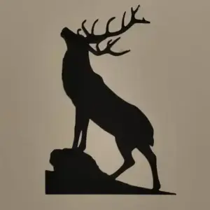 Reindeer silhouette