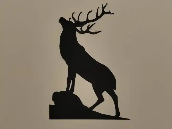 Reindeer silhouette