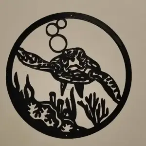 Sea turtle wall art