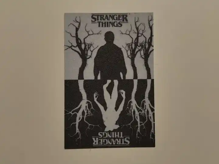 Stranger things plate