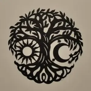 Tree of life sun and moon