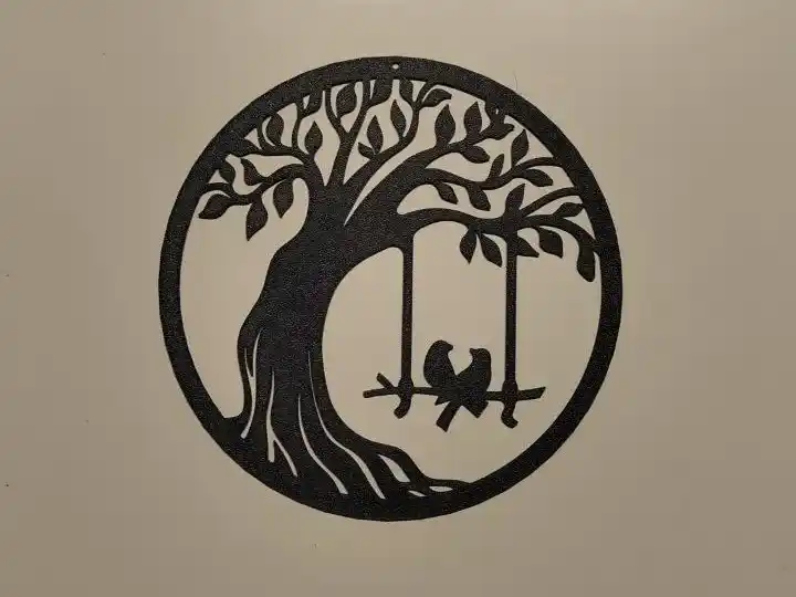 Tree of life with birds