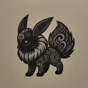 Tribal animal wall art
