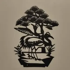 Turkeys drinking wall art