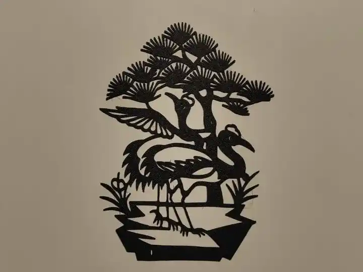 Turkeys drinking wall art