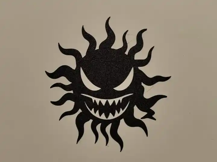 Venom sun wall art