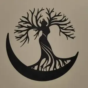 Woman tree art